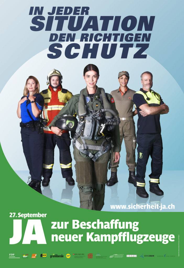 Affiche campagne Air2030 en allemand